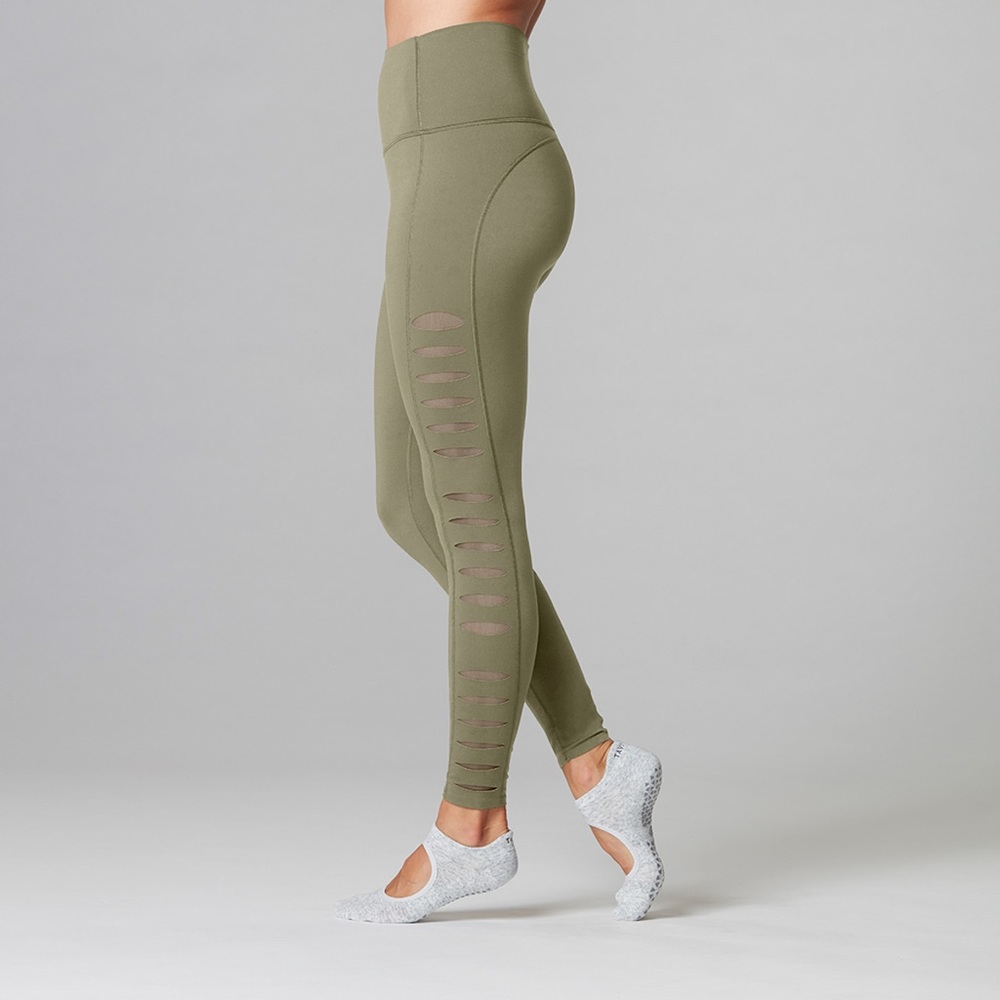 Tavi Noir laser cut tight. NWT. Size Large, color Olive.